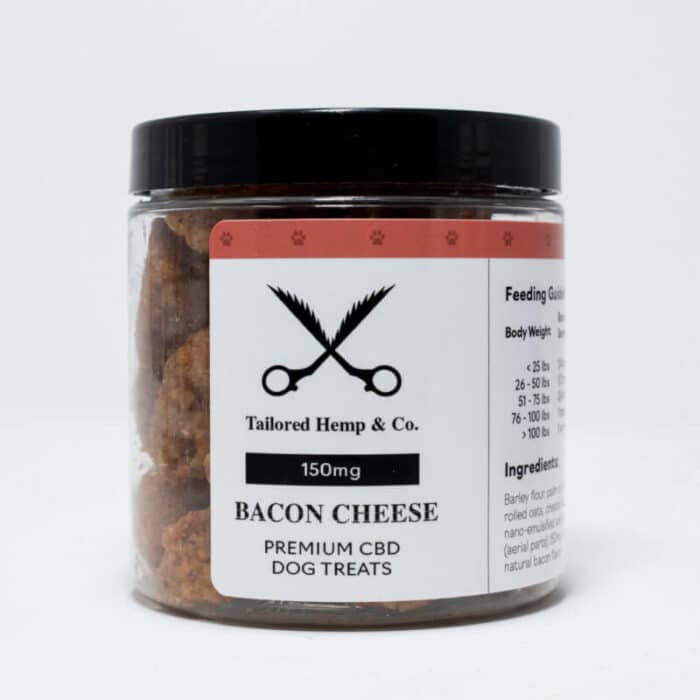 CBD Dog Treats 150mg Bacon Cheddar