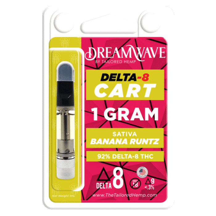 Delta 8 Vape Cartridge - Banana Runtz